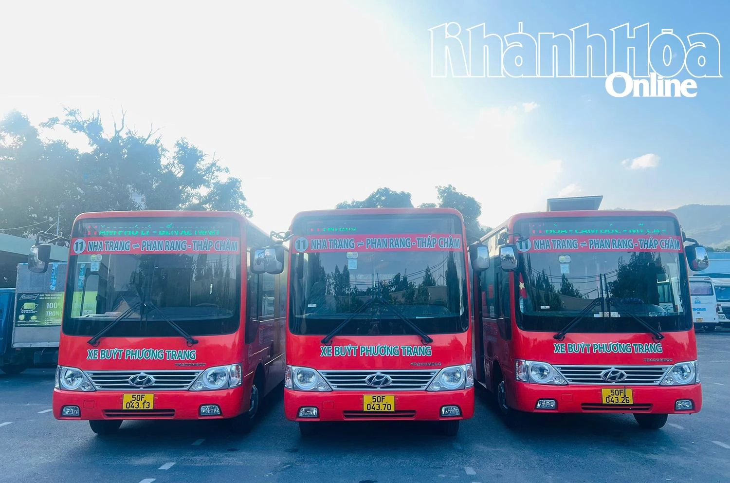 Tuyến xe buýt Nha Trang đi Phan Rang - Tháp Chàm và ngược lại chính thức hoạt động