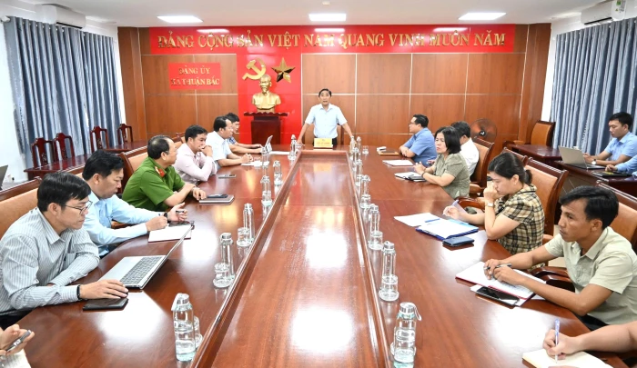 Ban Chấp hành Đảng bộ xã Thuận Bắc cho ý kiến về Đề án sắp xếp, tổ chức lại các thôn