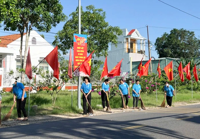 Xã Bắc Khánh Vĩnh ra quân hưởng ứng phong trào toàn dân chung tay bảo vệ môi trường