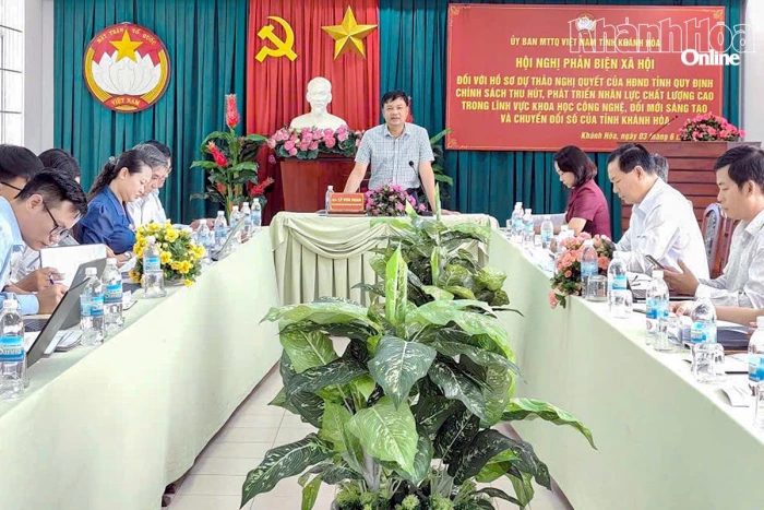 Góp ý dự thảo nghị quyết về chính sách thu hút, phát triển nhân lực chất lượng cao lĩnh vực khoa học, công nghệ