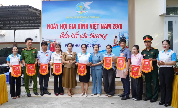 Hội Liên hiệp Phụ nữ phường Bắc Cam Ranh tổ chức hội thi nấu ăn nhân Ngày Gia đình Việt Nam