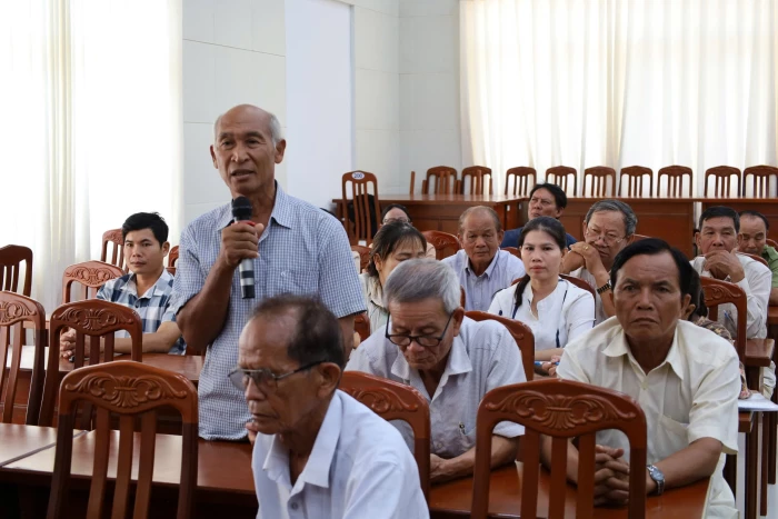 Đại biểu HĐND tỉnh Khánh Hòa tiếp xúc cử tri xã Ninh Phước