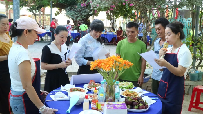 Phường Tây Nha Trang tổ chức Hội thi nấu ăn chào mừng Ngày Gia đình Việt Nam