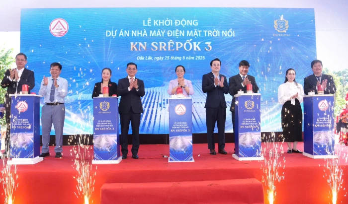 KN Holdings khởi động dự án điện mặt trời nổi 304MW trên diện tích 360ha tại Đắk Lắk