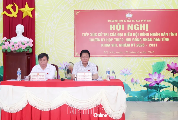 Đại biểu HĐND tỉnh Khánh Hòa tiếp xúc cử tri xã Mỹ Sơn