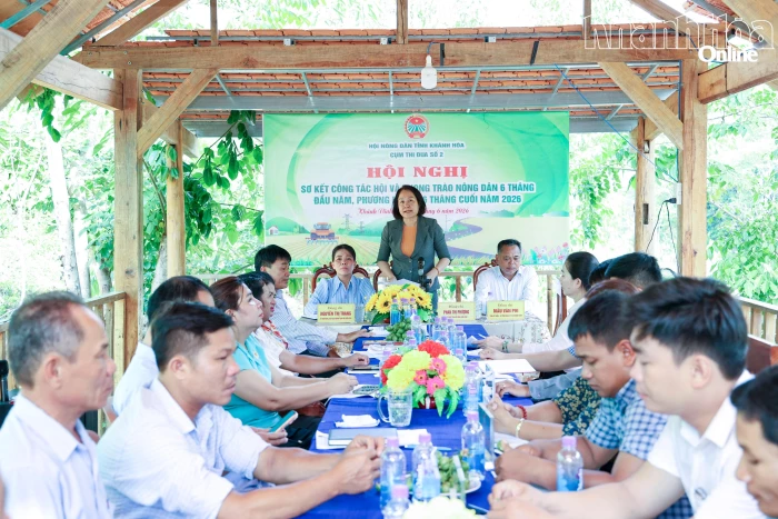 Cụm thi đua số 2 Hội Nông dân tỉnh Khánh Hòa sơ kết công tác hội và phong trào nông dân