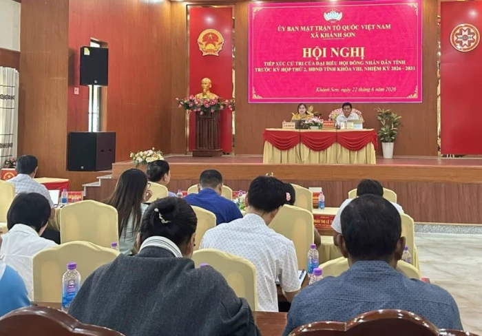 Đại biểu HĐND tỉnh Khánh Hòa tiếp xúc cử tri 3 xã khu vực Khánh Sơn