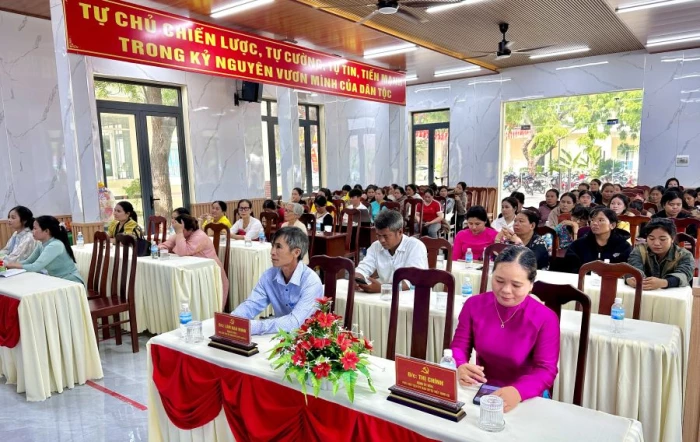 Hội Liên hiệp Phụ nữ xã Nam Cam Ranh triển khai công tác hội 6 tháng cuối năm 2026