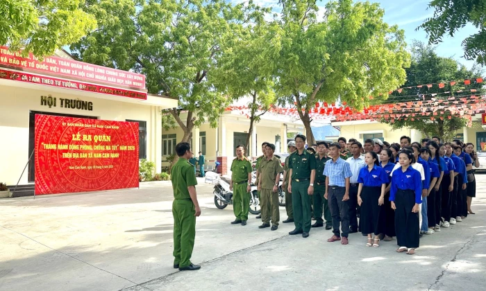 Xã Nam Cam Ranh ra quân hưởng ứng Tháng hành động phòng, chống ma túy năm 2026