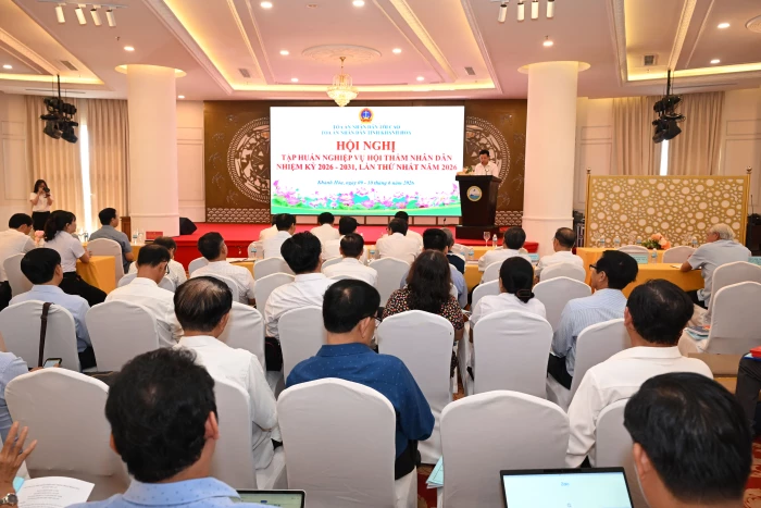 Tập huấn nghiệp vụ hội thẩm nhân dân nhiệm kỳ 2026 - 2031