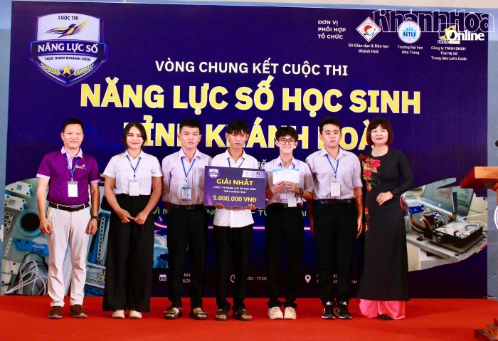 Vòng chung kết cuộc thi Năng lực số học sinh Khánh Hòa