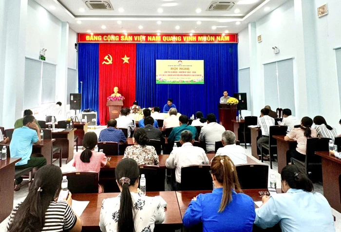 Ủy ban MTTQ Việt Nam xã Khánh Vĩnh sơ kết công tác 6 tháng đầu năm