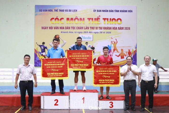 Khánh Hòa giành giải nhất toàn đoàn các môn thể thao tại Ngày hội Văn hóa dân tộc Chăm