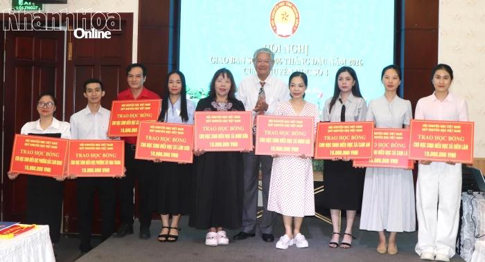 Cụm Khuyến học số 4 sơ kết công tác 6 tháng đầu năm