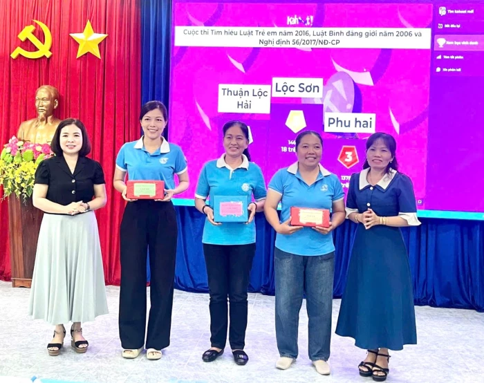 Hội Liên hiệp Phụ nữ phường Cam Ranh tuyên truyền phòng, chống bạo lực gia đình