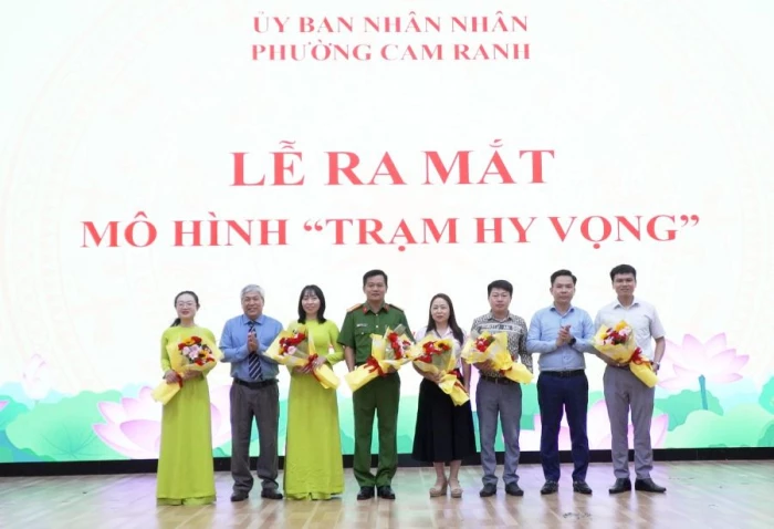 Phường Cam Ranh ra mắt mô hình “Trạm hy vọng”