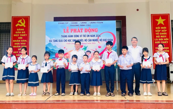 Phường Ninh Chử phát động Tháng hành động vì trẻ em năm 2026