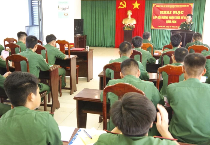 Đảng ủy Bộ đội Biên phòng tỉnh Khánh Hòa khai mạc lớp bồi dưỡng nhận thức về Đảng