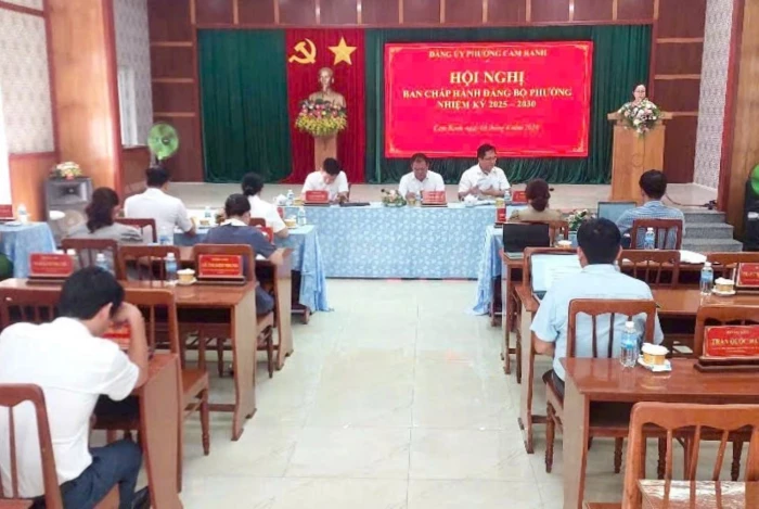 Hội nghị Ban Chấp hành Đảng bộ phường Cam Ranh nhiệm kỳ 2025 - 2030