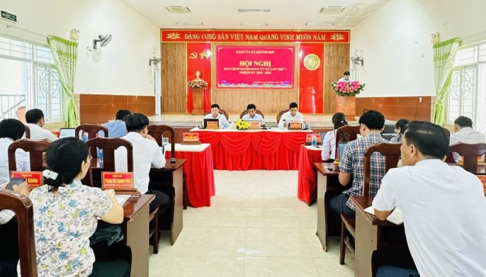 Hội nghị Ban Chấp hành Đảng bộ xã Khánh Sơn lần thứ 7
