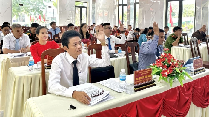 Kỳ họp chuyên đề HĐND xã Nam Cam Ranh khóa II