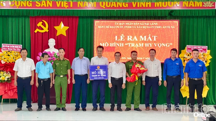 Xã Đại Lãnh ra mắt mô hình “Trạm hy vọng” hỗ trợ người sau cai nghiện tái hòa nhập cộng đồng