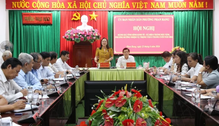 Phường Phan Rang triển khai nhiệm vụ kinh tế - xã hội 6 tháng cuối năm 2026