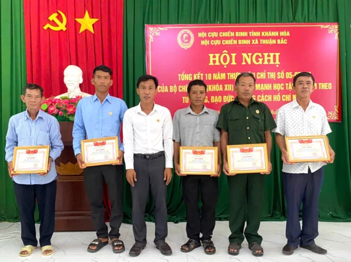 Hội Cựu chiến binh xã Thuận Bắc tổng kết 10 năm thực hiện Chỉ thị số 05 của Bộ Chính trị
