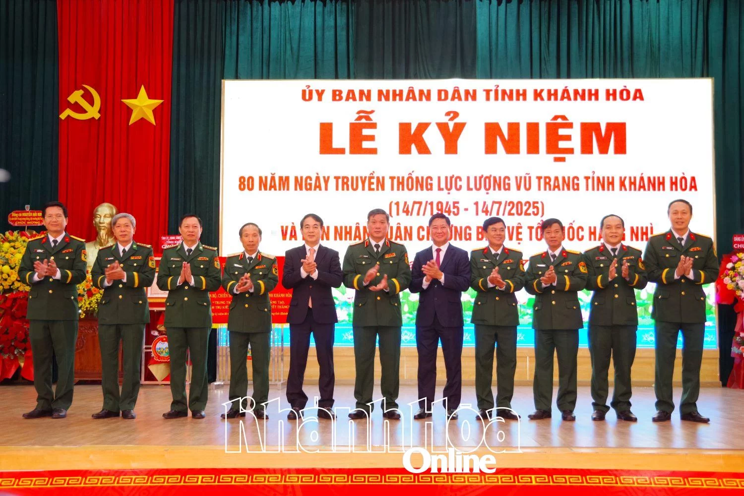 Khánh Hòa long trọng tổ chức Lễ kỷ niệm 80 năm Ngày truyền thống Lực lượng vũ trang tỉnh và đón nhận Huân chương Bảo vệ Tổ quốc hạng Nhì