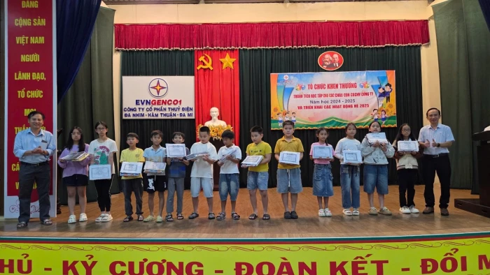 Đoàn Thanh niên Công ty cổ phần Thủy điện Đa Nhim - Hàm Thuận - Đa Mi tổ chức hoạt động hè ý nghĩa cho thiếu nhi