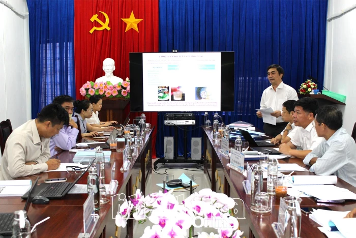 Nghiệm thu đề tài sản xuất giống nhân tạo và nuôi thương phẩm cá tai bồ tại Khánh Hòa