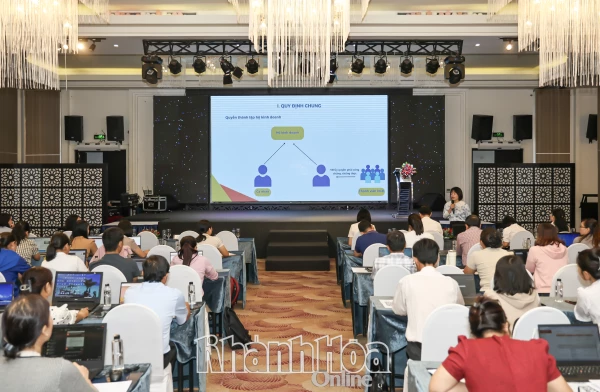 Hơn 200 cán bộ cấp xã được tập huấn về đăng ký kinh doanh