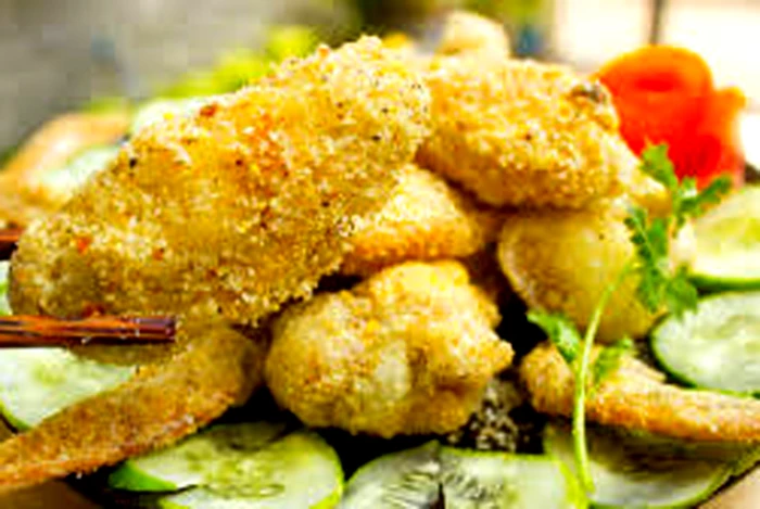 Cánh gà rang muối