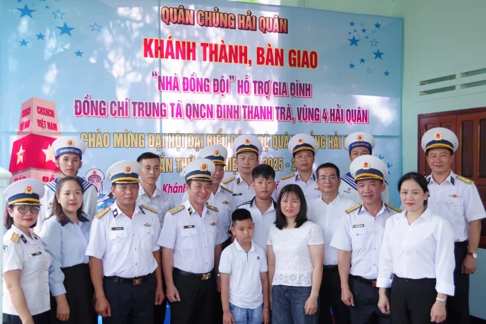 Quân chủng Hải quân khánh thành "Nhà đồng đội" cho quân nhân có hoàn cảnh khó khăn