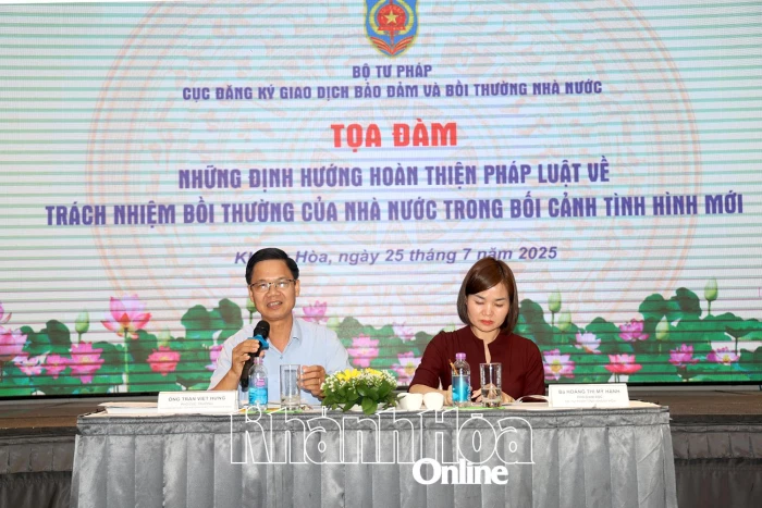 Góp ý hoàn thiện pháp luật về trách nhiệm bồi thường của Nhà nước trong tình hình mới