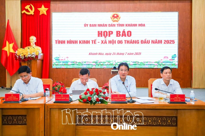Họp báo kinh tế - xã hội 6 tháng đầu năm 2025