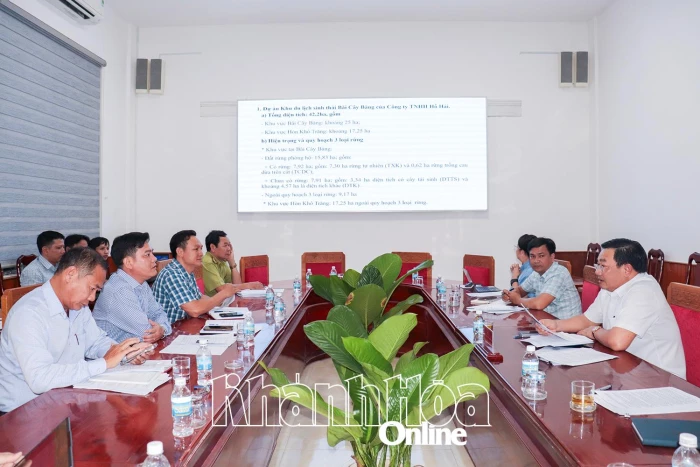 Gỡ vướng về quy hoạch lâm nghiệp cho các dự án trong Khu Kinh tế Vân Phong