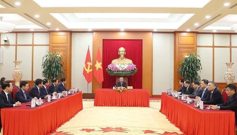 Tổng Bí thư Tô Lâm và Tổng thống Hoa Kỳ Donald Trump điện đàm