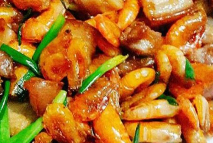 Tôm rang thịt