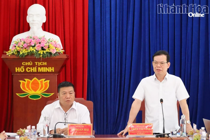 Ban Tuyên giáo và Dân vận Trung ương kiểm tra, khảo sát tại 3 xã Ninh Phước, Thuận Nam, Xuân Hải