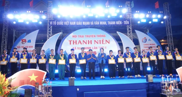 Hơn 500 trại sinh tham gia Hội trại truyền thống thanh niên xã Vạn Ninh lần thứ II
