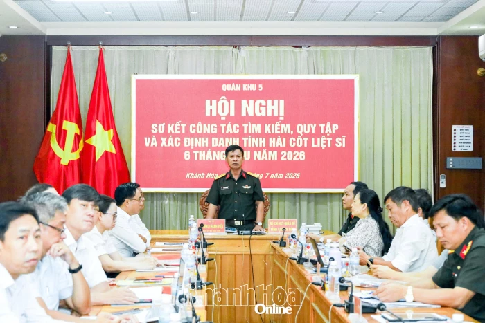 Quân khu 5 sơ kết công tác tìm kiếm, quy tập và xác định danh tính hài cốt liệt sĩ