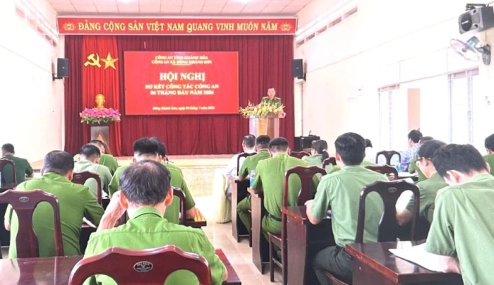 Công an xã Đông Khánh Sơn triển khai nhiệm vụ 6 tháng cuối năm 2026