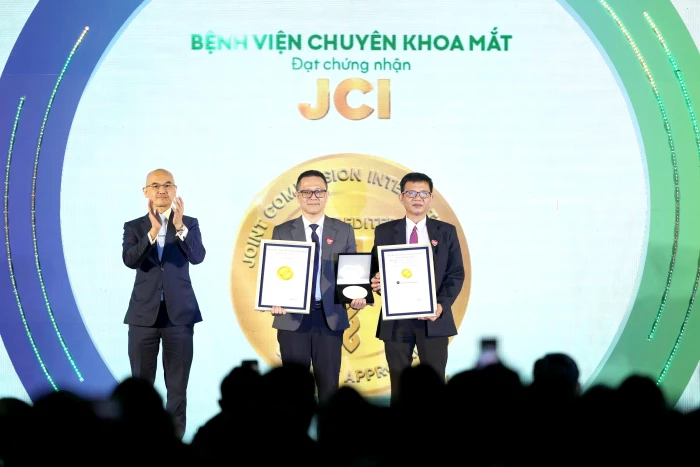 Bệnh viện Mắt Sài Gòn Nha Trang đạt chứng nhận JCI chất lượng quốc tế
