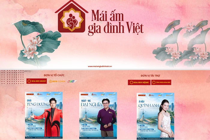 Nhiều nghệ sĩ nổi tiếng sẽ tham gia chương trình Mái ấm gia đình Việt
