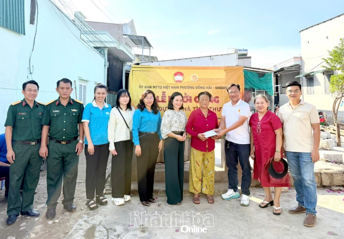 Phường Đông Hải khởi công xây dựng Nhà tình thương cho gia đình khó khăn về nhà ở