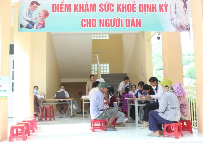 Xã Công Hải triển khai khám sức khỏe định kỳ miễn phí cho người dân