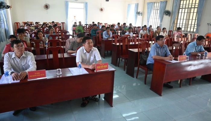 Xã Thuận Bắc bồi dưỡng kiến thức quốc phòng và an ninh cho 70 học viên
