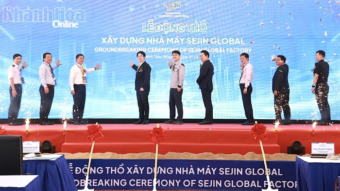 Động thổ nhà máy gần 1.000 tỷ đồng sản xuất linh kiện tàu thủy tại Khu Kinh tế Vân Phong