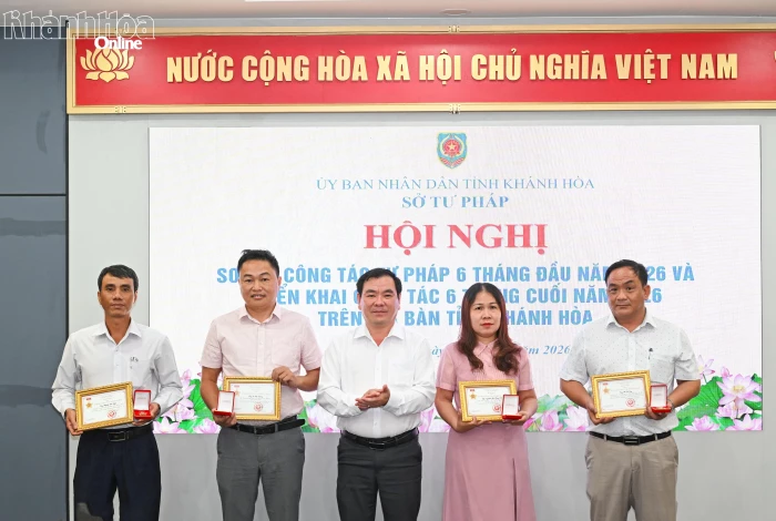 Sở Tư pháp Khánh Hòa triển khai nhiệm vụ 6 tháng cuối năm 2026